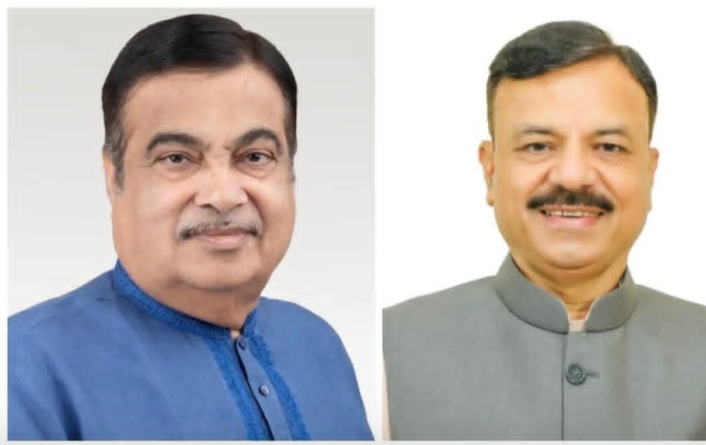 श्री नितिन गडकरी से मिले परिवहन मंत्री श्री उदय प्रताप सिंह.