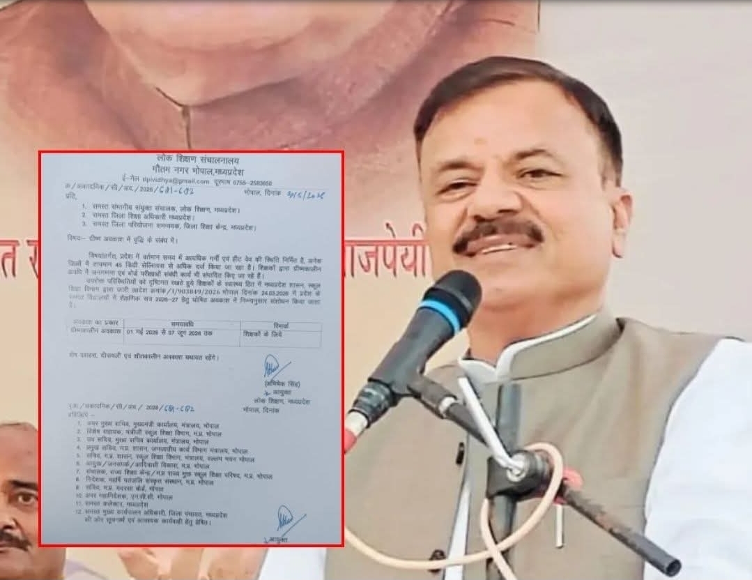 MP News: भीषण गर्मी और लू के बीच मोहन सरकार का बड़ा फैसला, शिक्षकों का ग्रीष्मकालीन अवकाश बढ़ा...